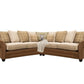 The Darwin Two Tone Fabric Corner Sofa Collection - Lakeland Sofa Warehouse