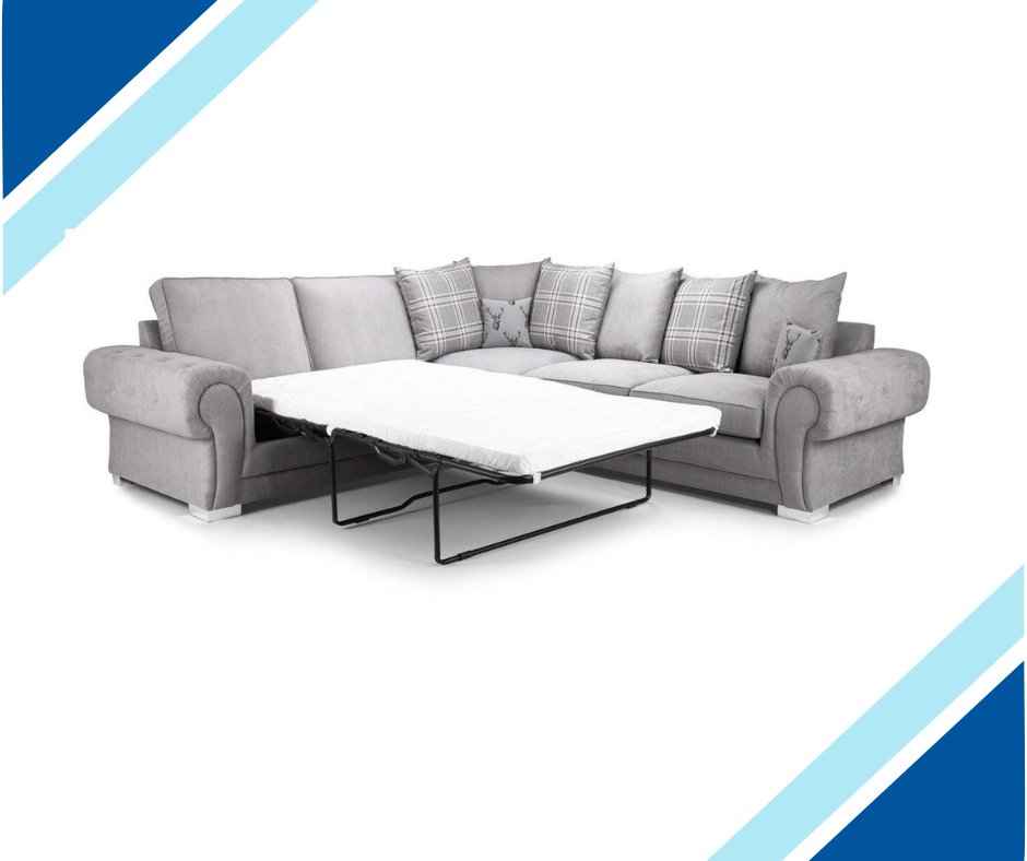 Verona Fabric Corner Sofa bed