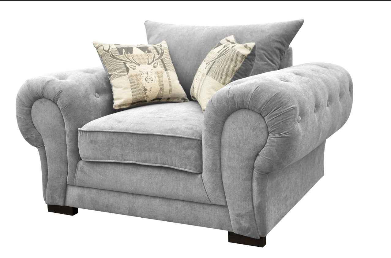 Verona Fabric Formal Back Sofa Collection