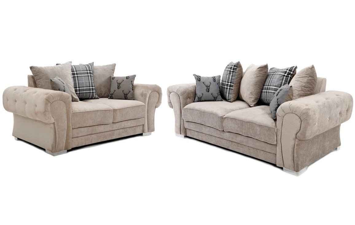 Verona Fabric Scatterback Sofa Collection