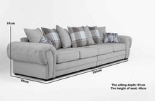 Verona Premium Fabric Corner Sofa - Luxury - LSW Sofas
