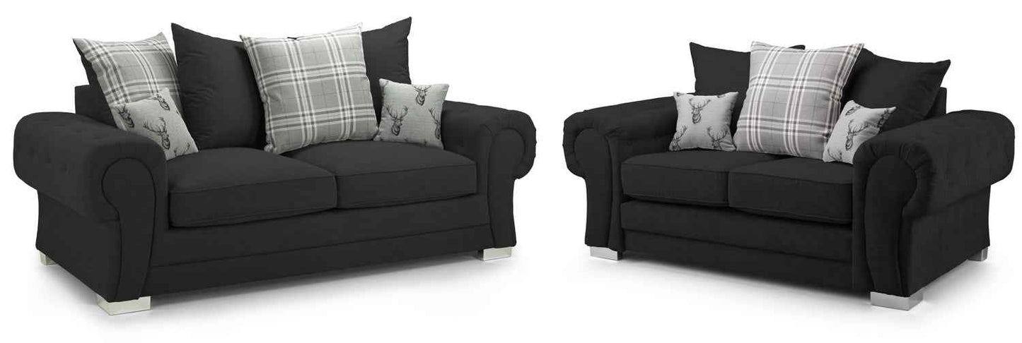 Verona Fabric Scatterback Sofa Collection