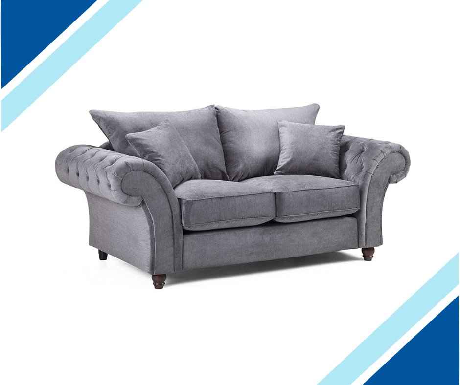 Wasdale Fabric Chesterfield Sofa Set