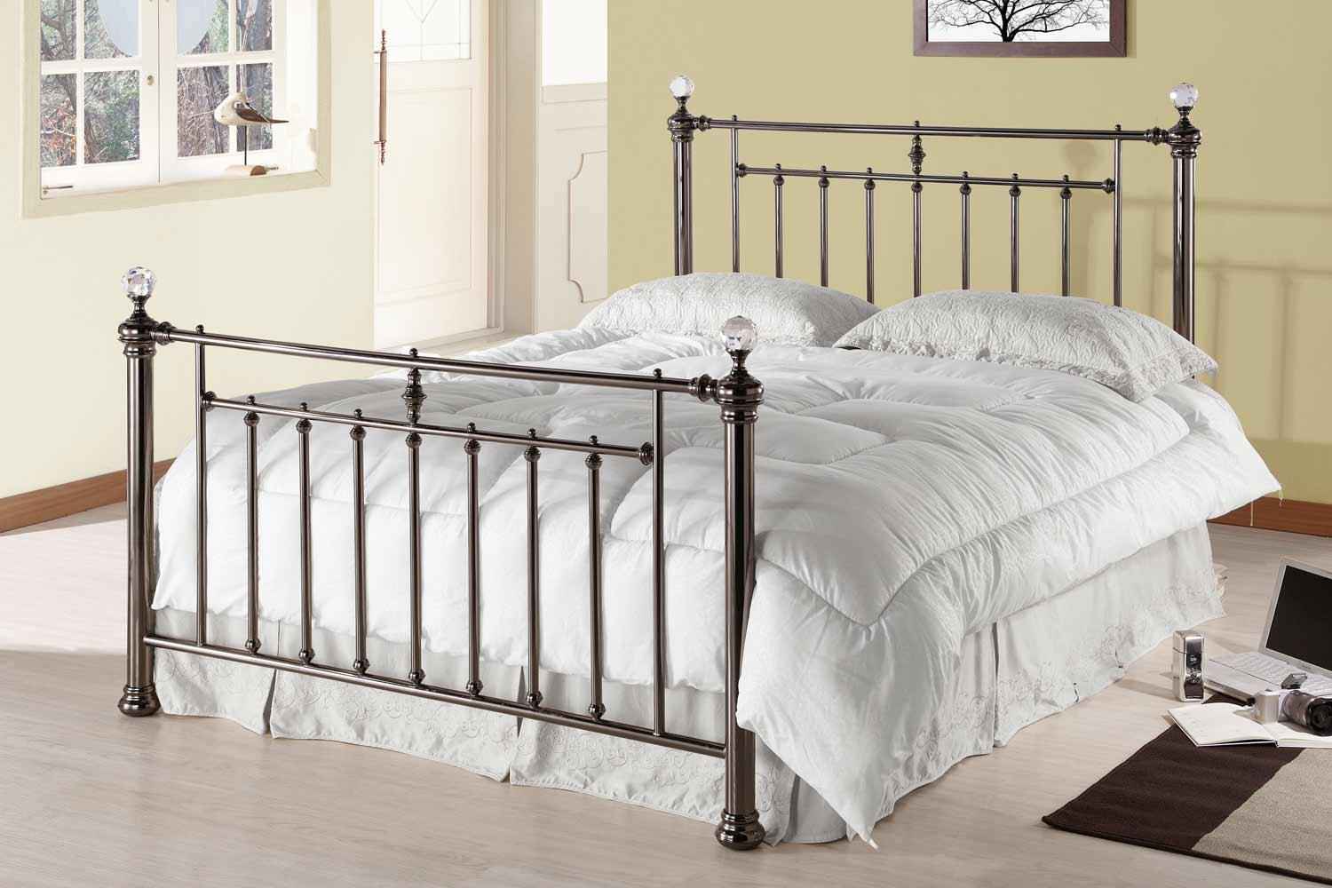 Alexander Premium Metal Bed Luxury Frame - LSW Sofas