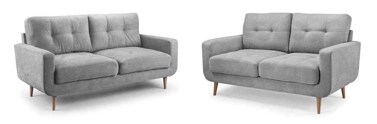 Anthorn Grey Fabric Sofa Set Collection