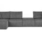 Appleby Grey Fabric Modular Corner Sofa