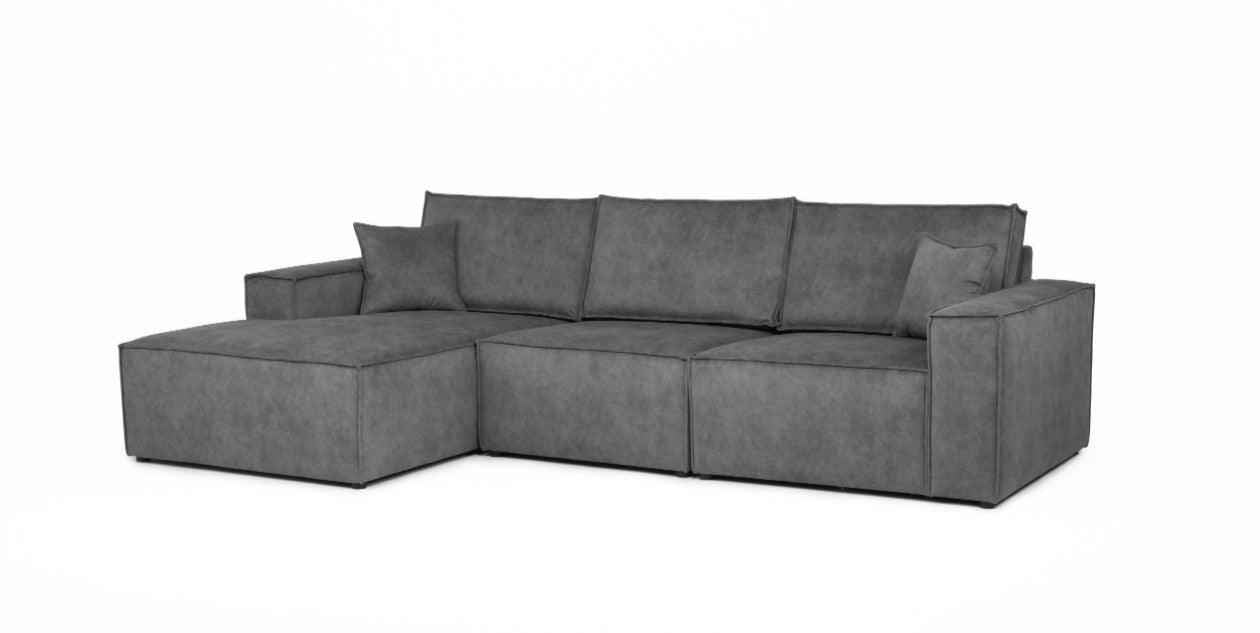 Appleby Grey Fabric Modular Corner Sofa