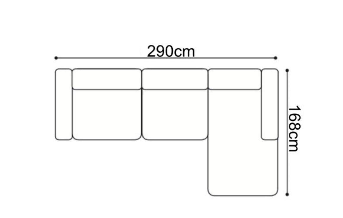Appleby Grey Fabric Modular Corner Sofa - Lakeland Sofa Warehouse