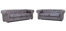 Arnside Premium Faux Suede Chesterfield Sofa | LSW Sofas