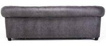 Arnside Premium Faux Suede Chesterfield Sofa | LSW Sofas