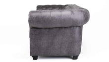 Arnside Premium Faux Suede Chesterfield Sofa | LSW Sofas