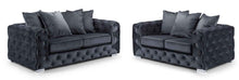 Asby Plush Fabric Corner Sofa - Premium Luxury Couch | LSW Sofas