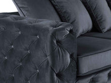 Asby Plush Fabric Corner Sofa - Premium Luxury Couch | LSW Sofas