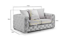 Asby Plush Fabric Corner Sofa - Premium Luxury Couch | LSW Sofas