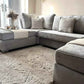 Bishop Fabric U Shaped Modular Corner Suite Sofa (Build your own)