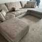 Bishop Fabric U Shaped Modular Corner Suite Sofa (Build your own)