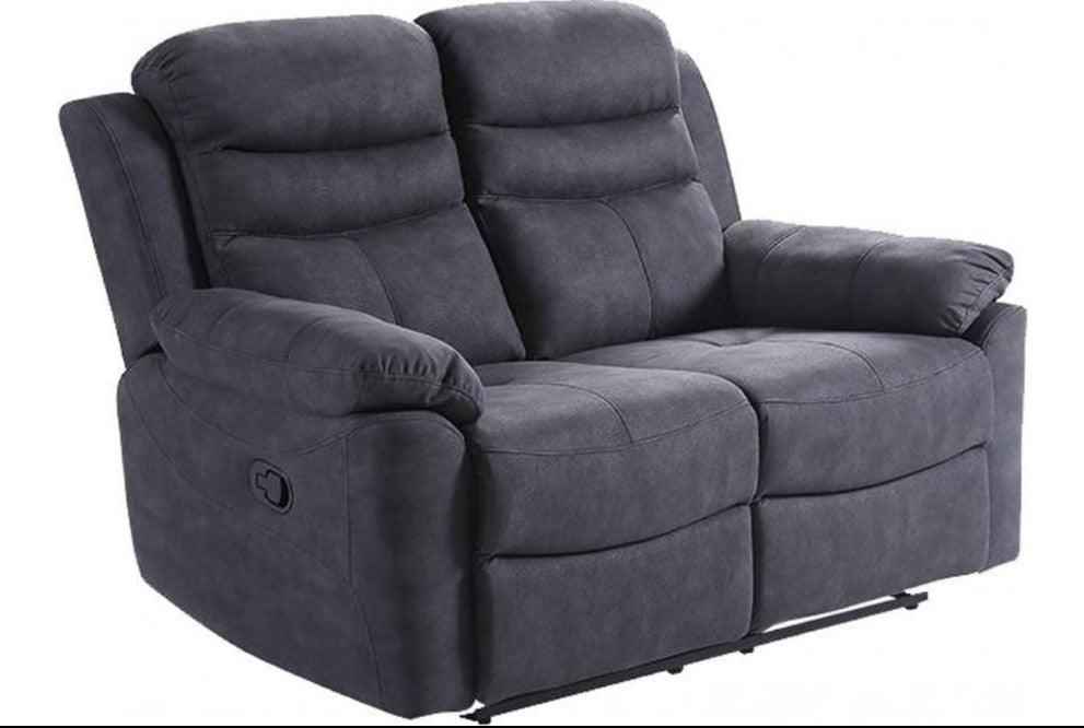 Caldbeck Gloucester Fabric Recliner Sofa Collection - Charcoal