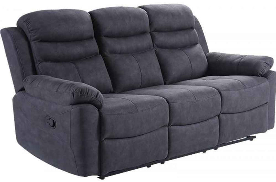 Caldbeck Gloucester Fabric Manual Recliner Sofa | LSW Sofas