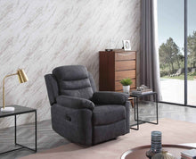 Caldbeck Gloucester Fabric Manual Recliner Sofa | LSW Sofas