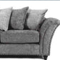 Calder Fabric Corner Sofa  - Platinum & Stone