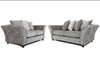 Calder Fabric Sofa Collection - Alaska Platinum & Stone - Lakeland Sofa Warehouse