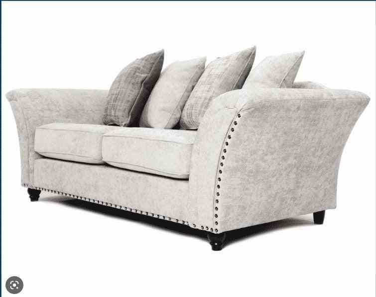 Calder Fabric Sofa Collection - Alaska Platinum & Stone