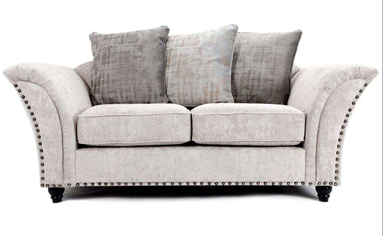 Calder Fabric Sofa Collection - Alaska Platinum & Stone