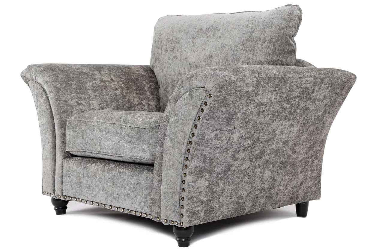 Calder Fabric Sofa Collection - Alaska Platinum & Stone