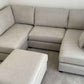 Carnabie U Shaped Fabric Corner Sofa