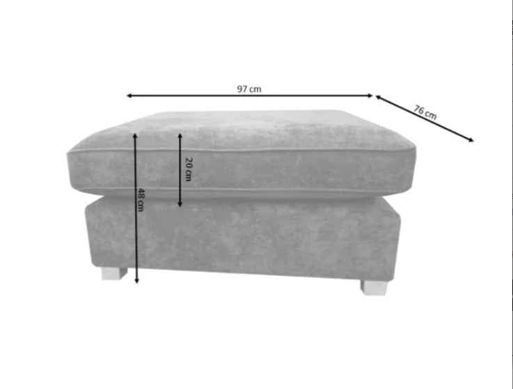 Carnabie U Shaped Fabric Corner Sofa