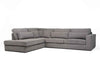 Cartmel Fabric Chunky Corner Sofa Suite -Mushroom