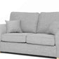 Cartmel Fabric Chunky Corner Sofa Suite -Mushroom