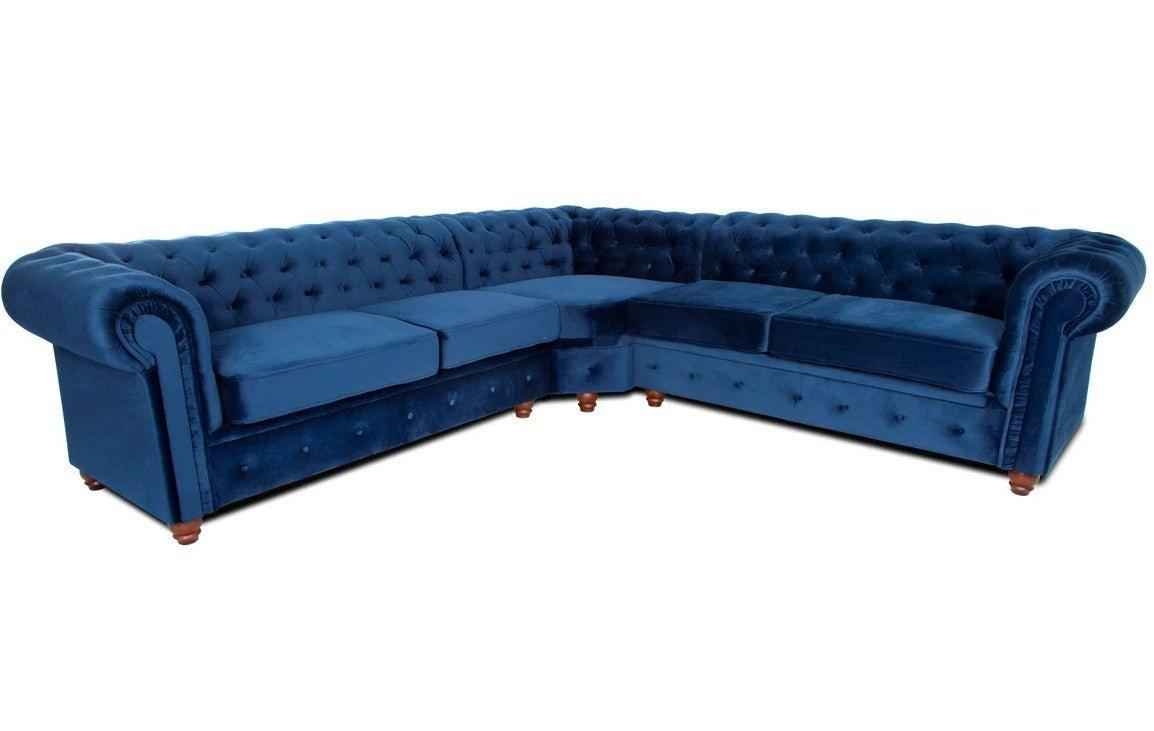 Chesterfield Infinity Velvet Corner Sofa Collection
