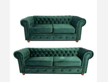 Infinity Velvet Luxury Chesterfield Sofa | LSW Sofas