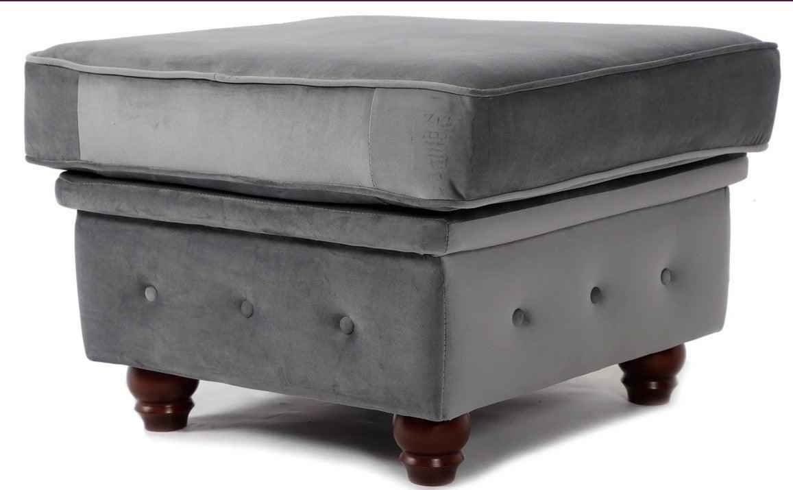 Chesterfield Infinity Velvet Fabric Sofa Collection