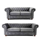 Chesterfield Infinity Velvet Fabric Sofa Collection