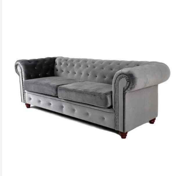 Infinity Velvet Chesterfield Sofa