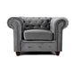 Chesterfield Infinity Velvet Fabric Sofa Collection