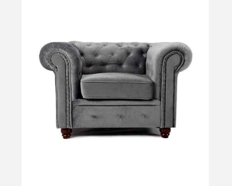 Chesterfield Infinity Velvet Fabric Sofa Collection
