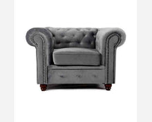 Infinity Velvet Luxury Chesterfield Sofa | LSW Sofas