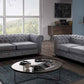 Chesterfield Infinity Velvet Fabric Sofa Collection