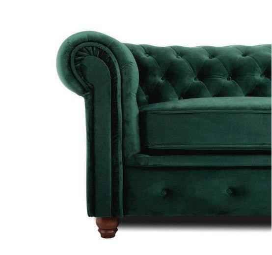 Chesterfield Infinity Velvet Fabric Sofa Collection