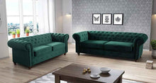 Infinity Velvet Luxury Chesterfield Sofa | LSW Sofas
