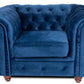 Chesterfield Infinity Velvet Fabric Sofa Collection