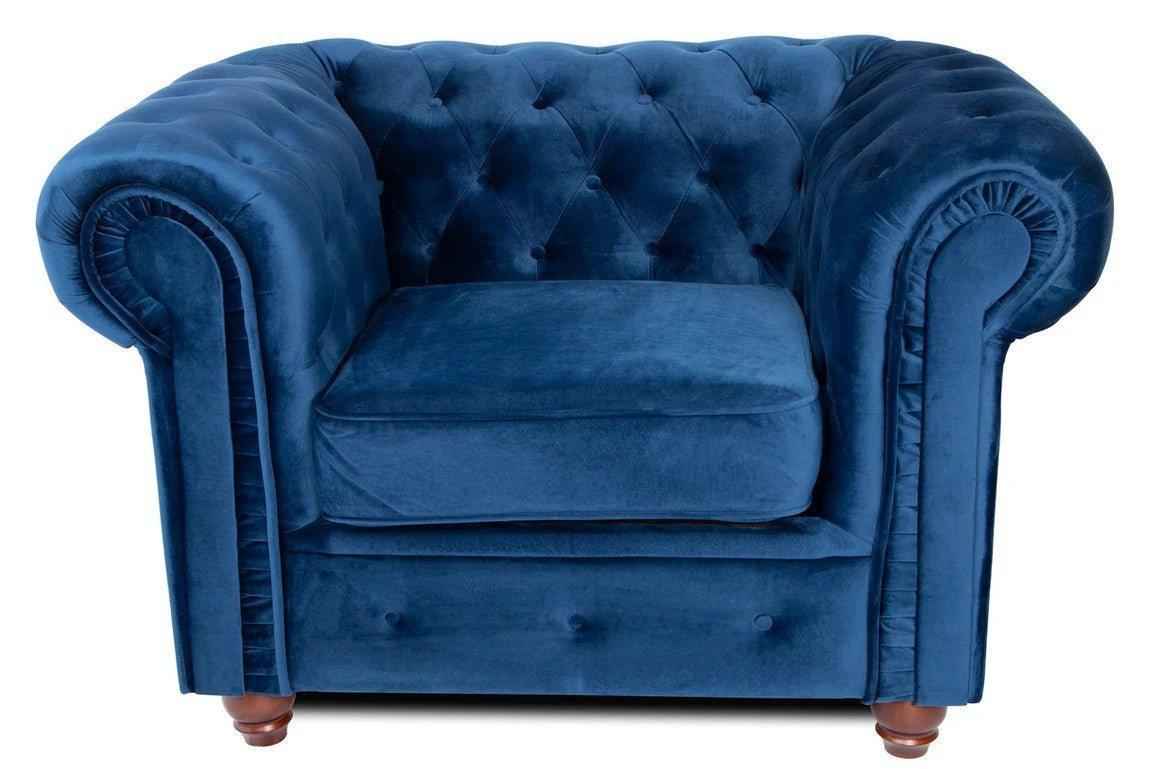 Chesterfield Infinity Velvet Fabric Sofa Collection
