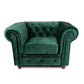Chesterfield Infinity Velvet Fabric Sofa Collection
