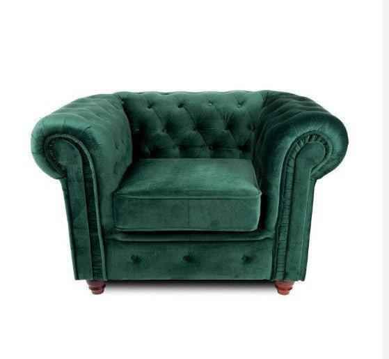 Chesterfield Infinity Velvet Fabric Sofa Collection
