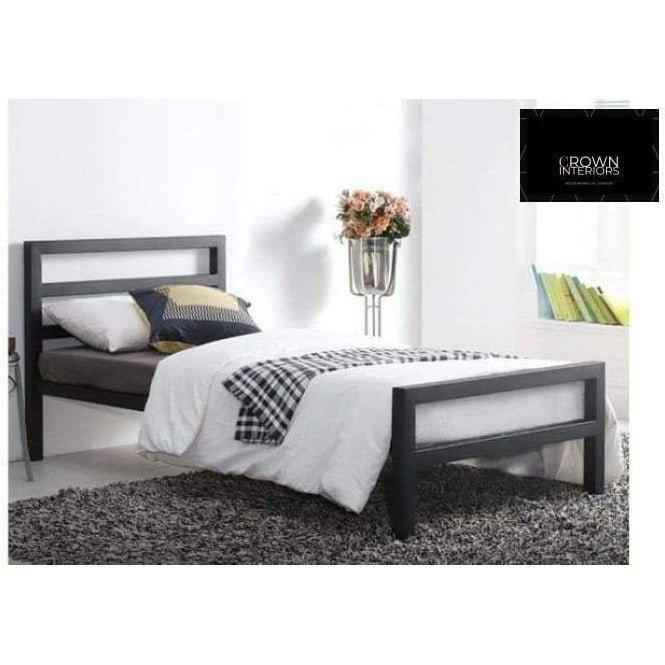 City Block Metal Bed | Premium Luxury Designer Frame - LSW Sofas