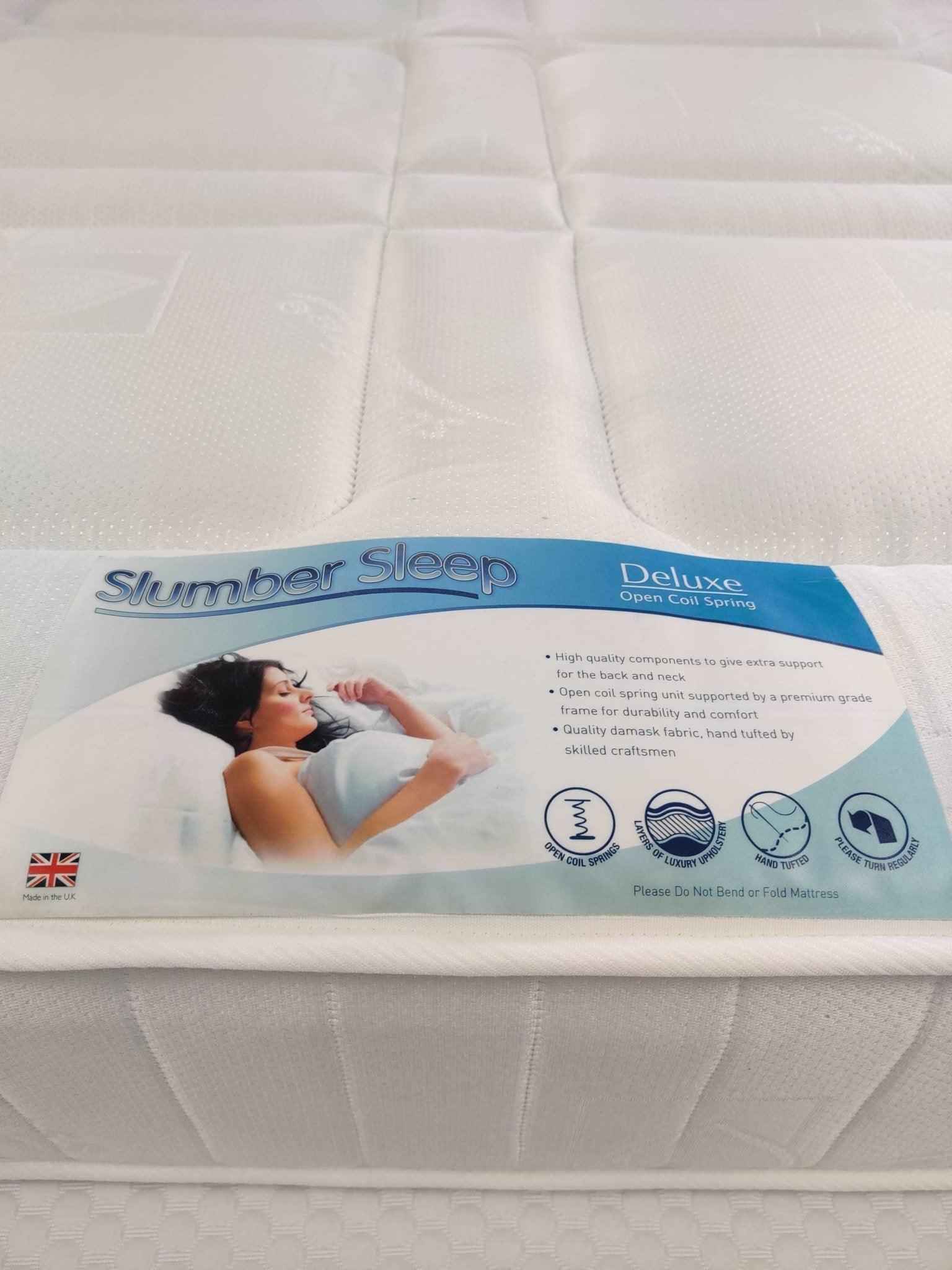 Deluxe Pocket Sprung Fabric Mattress Premium | LSW Sofas