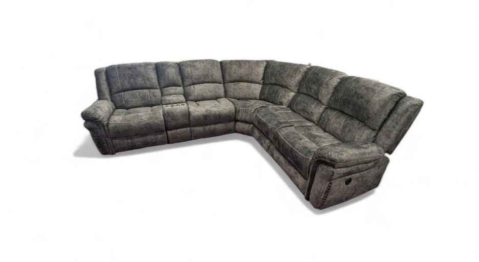 Grange Fabric Modular Electric Corner Sofa - With USB Ports